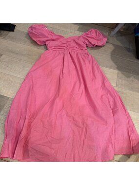 &MERCI WOMENS PINK OFF SHOULDER MEDIUM DRESS